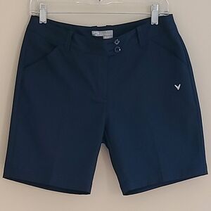 Callaway Ladies Navy Blue Opti-Dri Golf Shorts Size 4